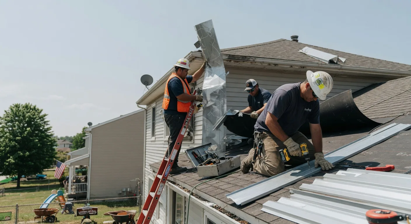 Storm Damage Metal Roof Repair in Saulsville, WV